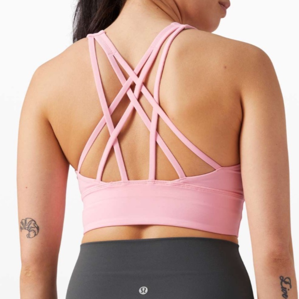 Lululemon Free To Be Serene Bra Long Line - Azalea Pink 4